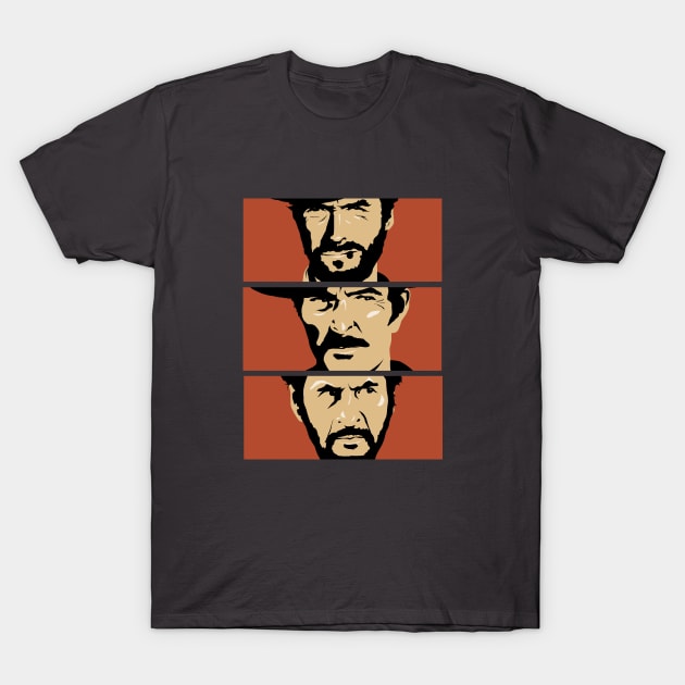 The Good The Bad And The Ugly Eyes Scene T-Shirt by Masterpopmind